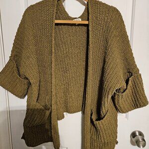 POL Cardigan Sweater Short Sleeve size S